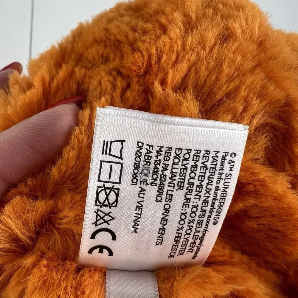 Slumberkins Alpaca Pumpkin Kin Plush‎ Soft Lovey Stuffed Animal Halloween Orange